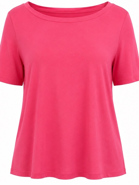 croft & barrow Tops - Croft & Barrow T-shirt, boat neck size XL, 100% cotton. Half sleeve.